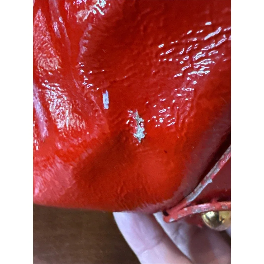 VTG Y2K Dooney & Bourke HP Hayden Panettiere Limited Edition Red Patent Leather